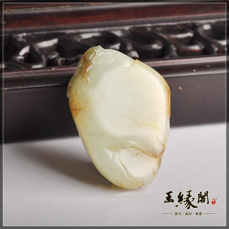 黄皮籽料把件 富贵如意