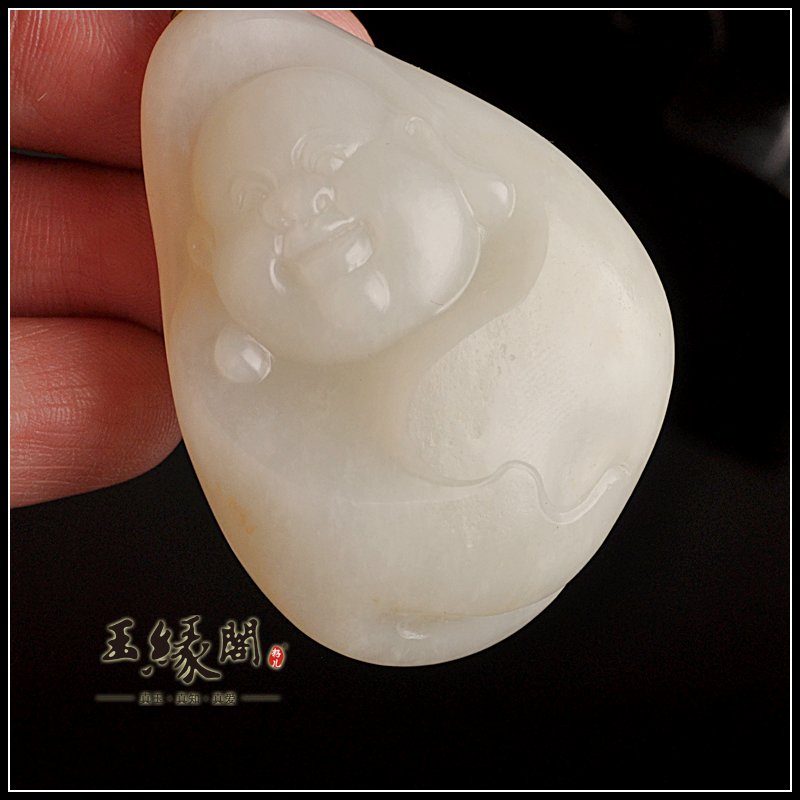 白玉籽料挂件 佛