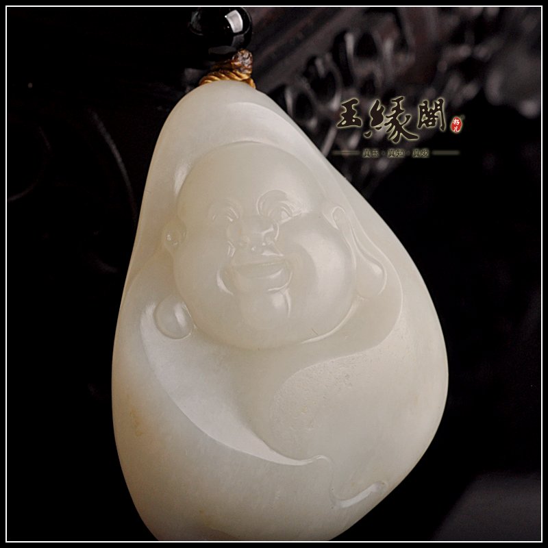 白玉籽料挂件 佛