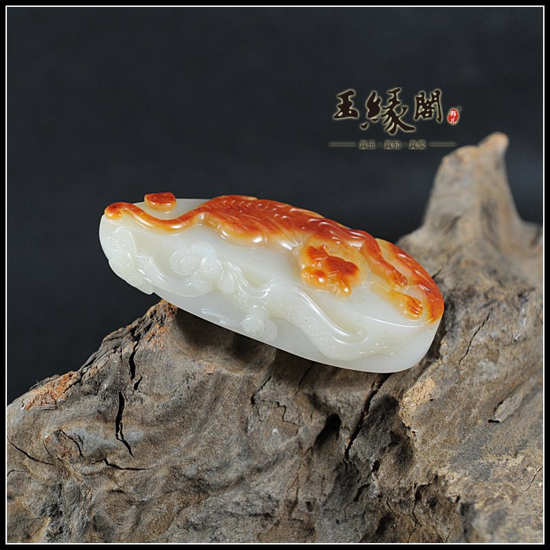 黄皮籽料 猛虎下山