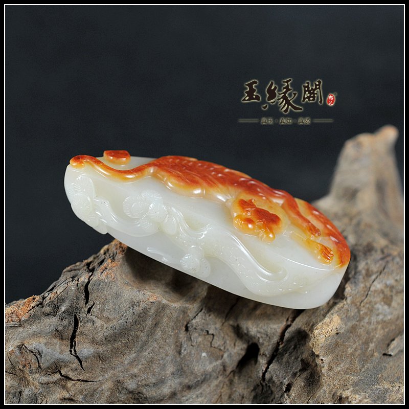 黄皮籽料 猛虎下山