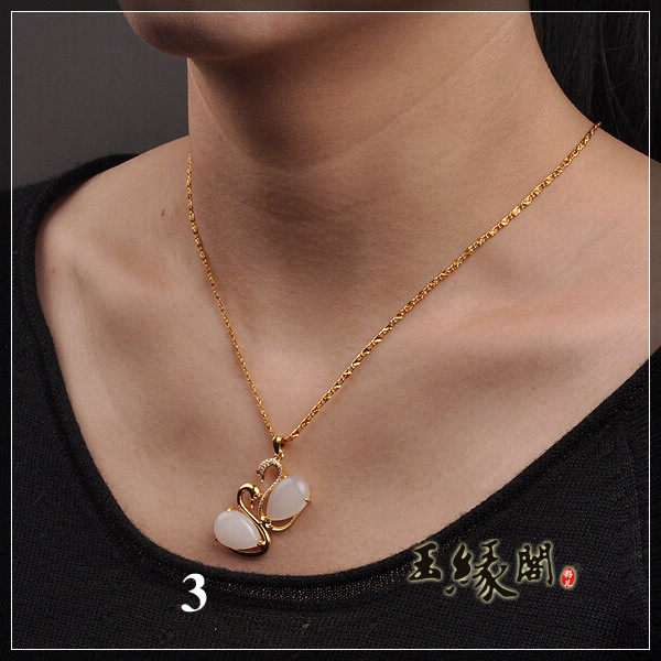 金镶18K羊脂 吉祥