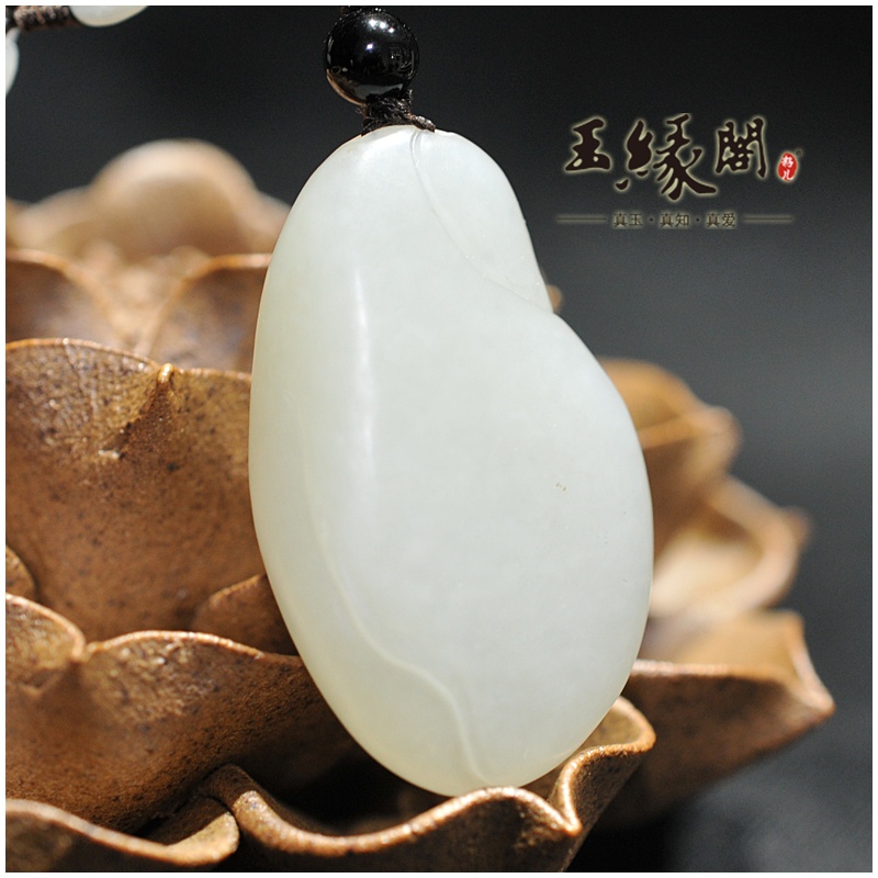 白玉籽料挂件 手握大业