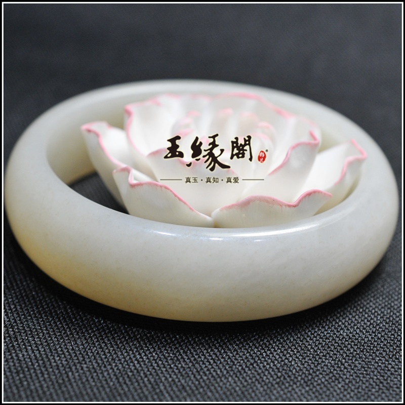 糖白玉 手镯