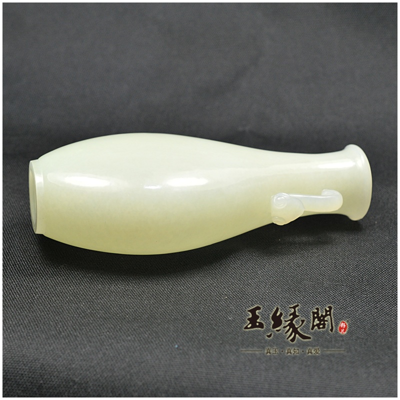 和田玉 如意对瓶