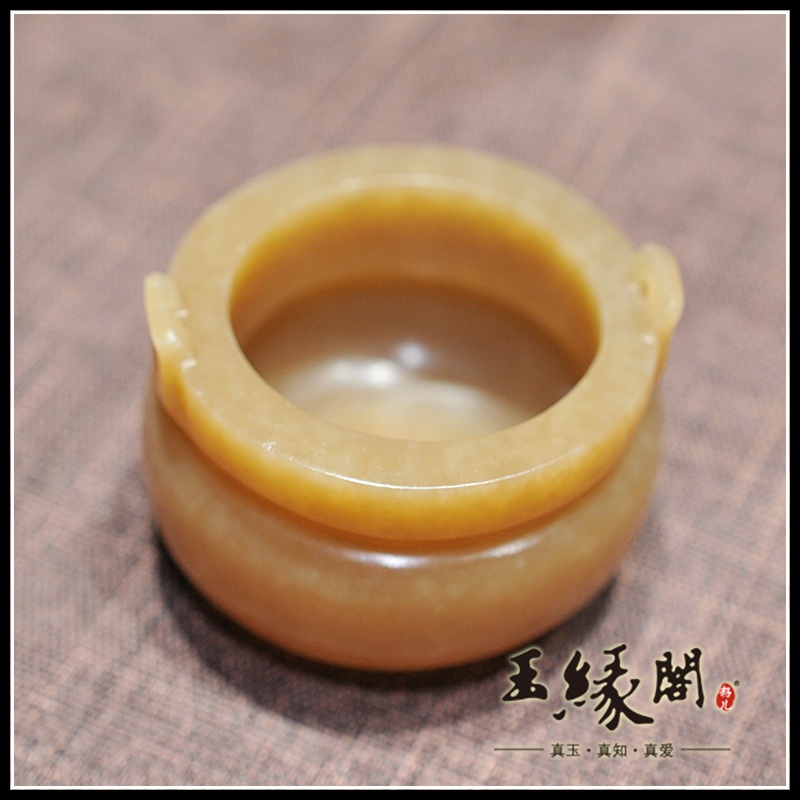 糖白玉摆件 香炉