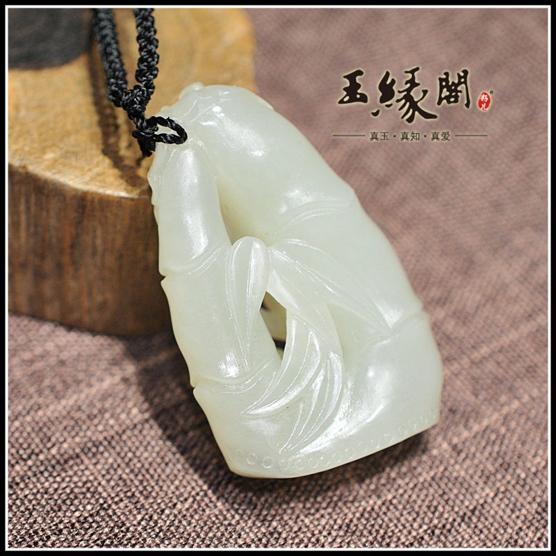 白玉籽料把件 祝福