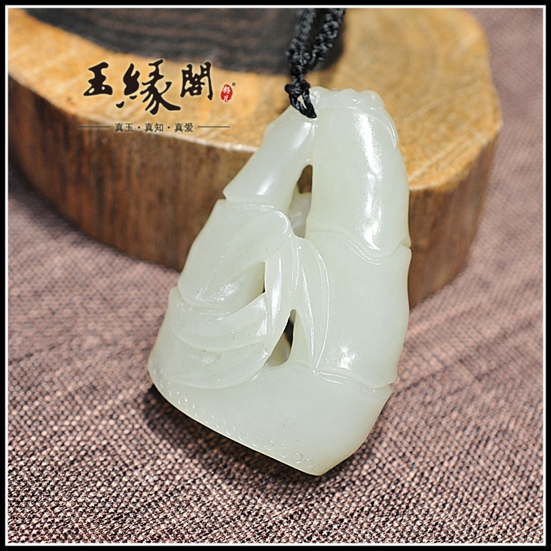 白玉籽料把件 祝福