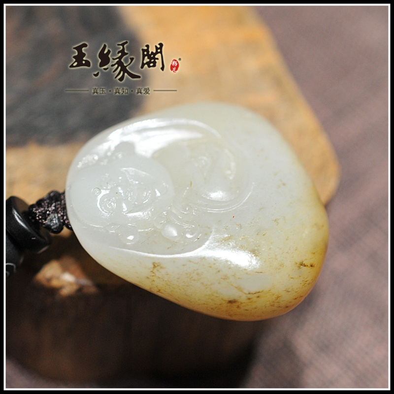 白玉籽料挂件 佛
