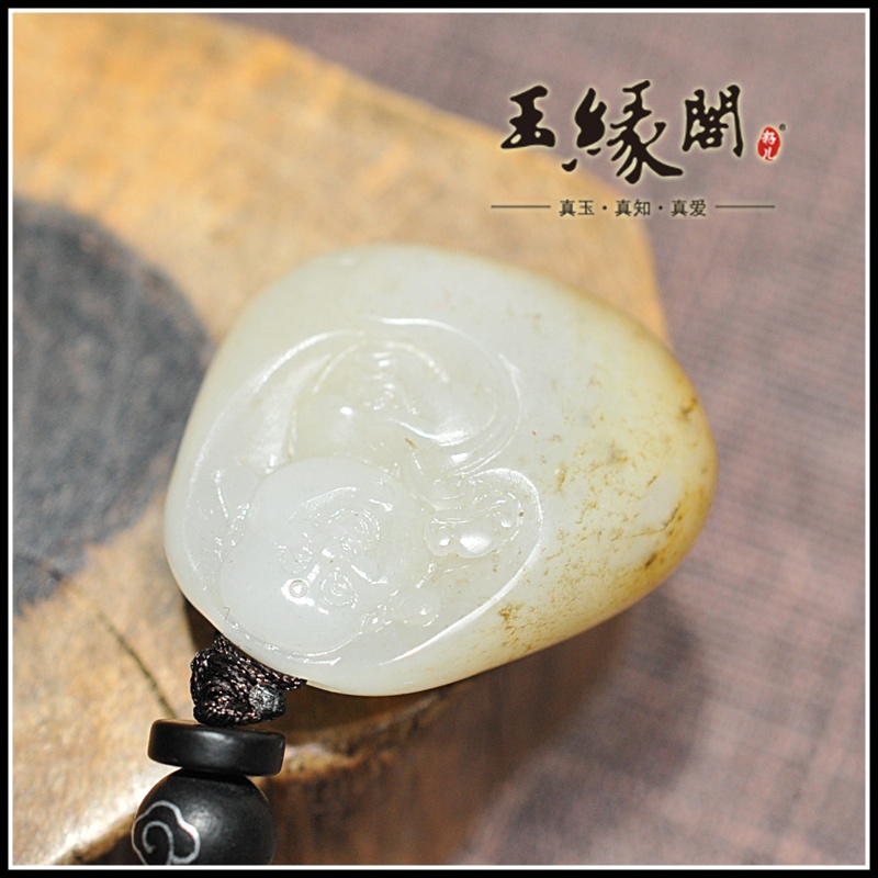 白玉籽料挂件 佛
