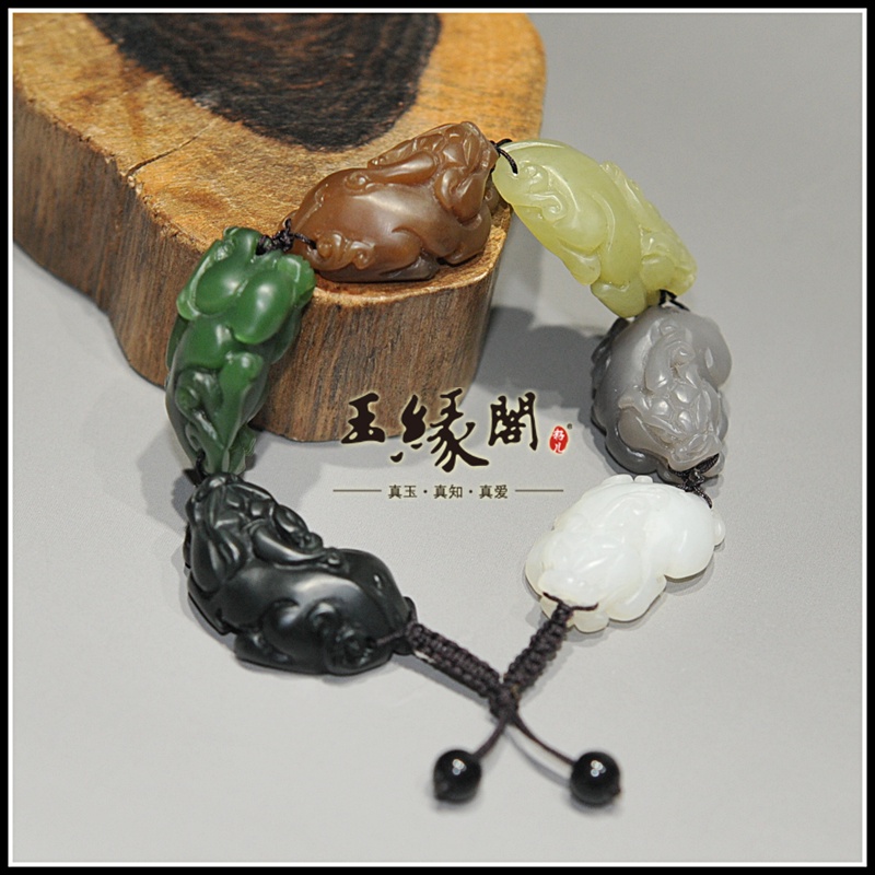和田玉手链 貔貅