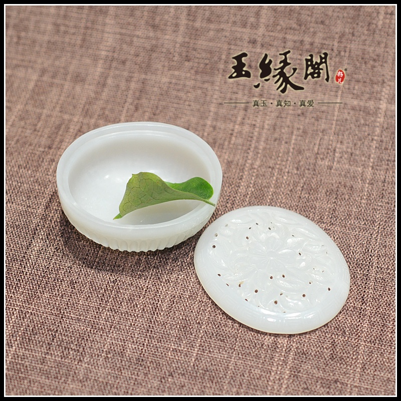 羊脂白玉摆件 香盒
