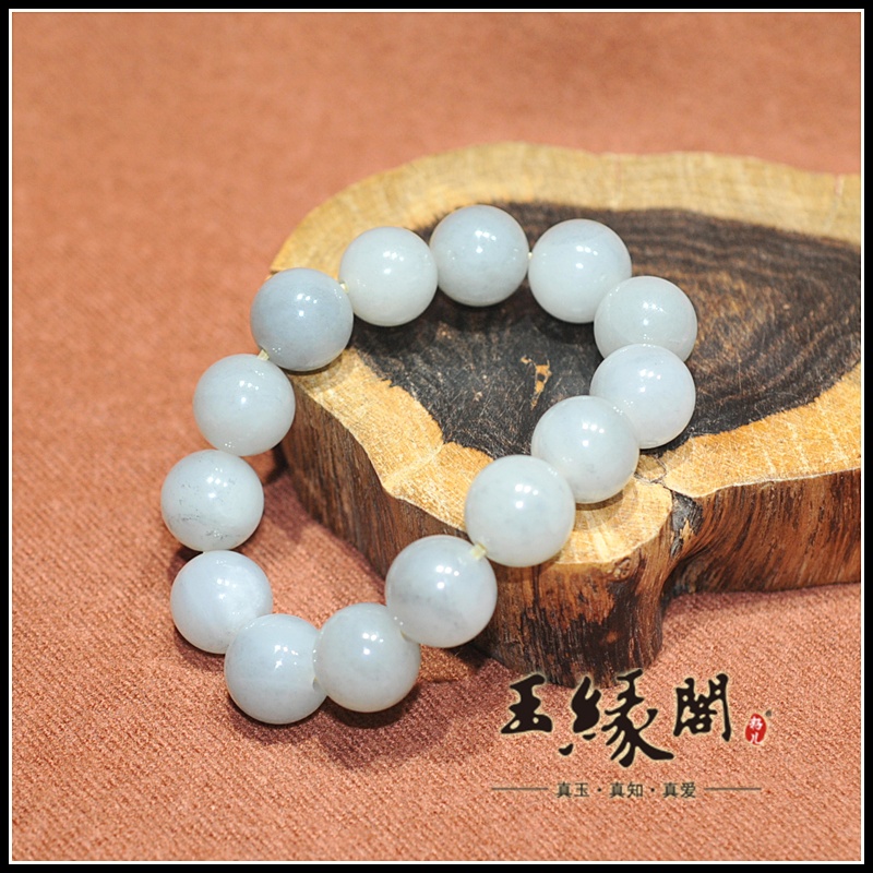 和田玉素珠 手链