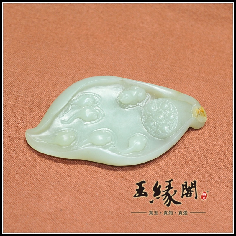 和田玉籽料香插 力争上游