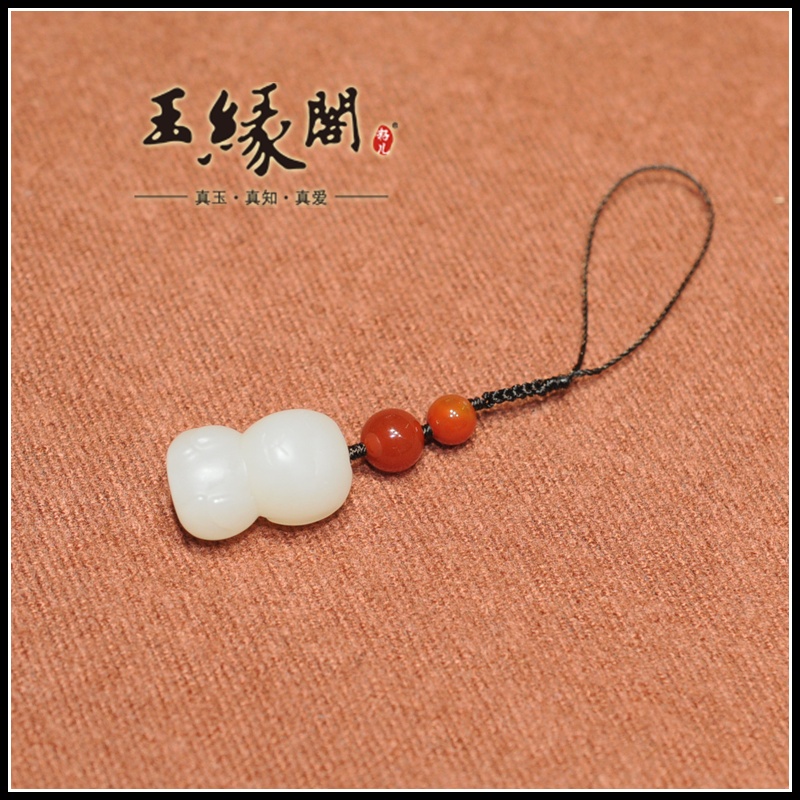 白玉挂件 萌狗