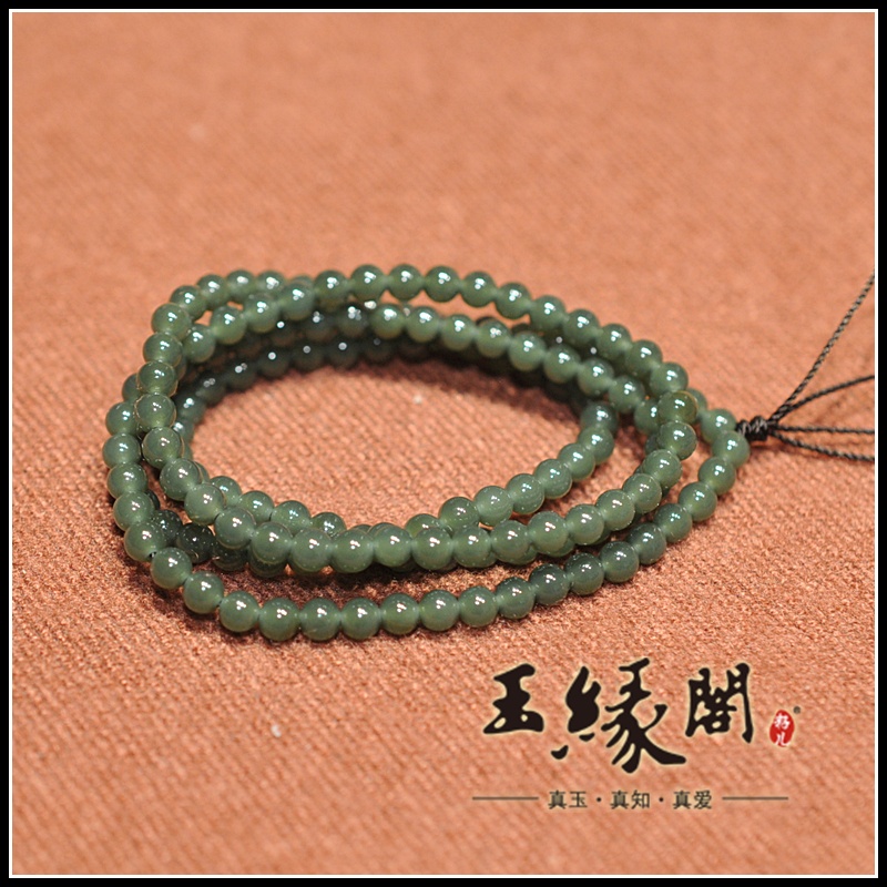 青玉素珠 项链