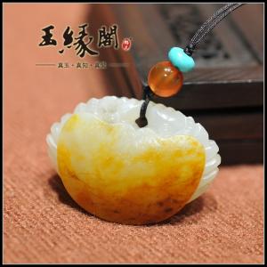 和田玉籽料挂件 八方来财