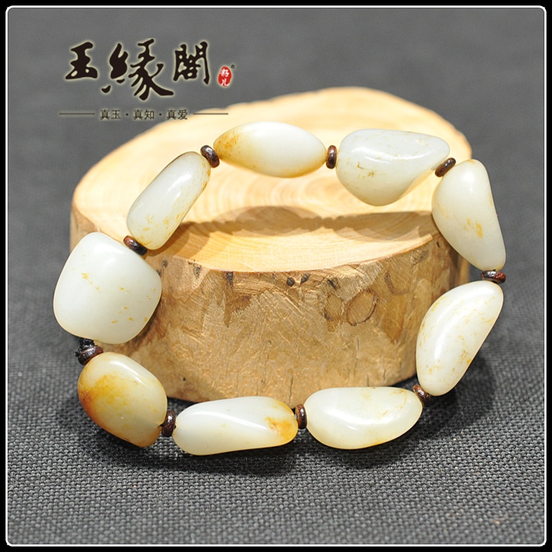和田玉籽料 原石手串/手链