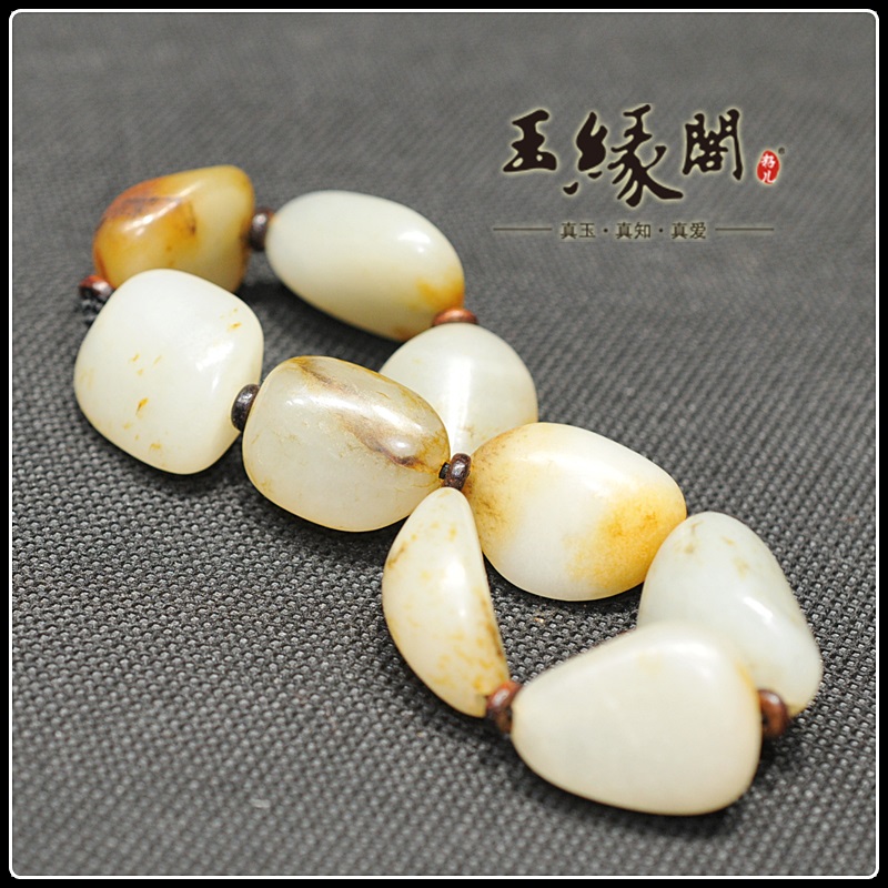 和田玉籽料 原石手串/手链
