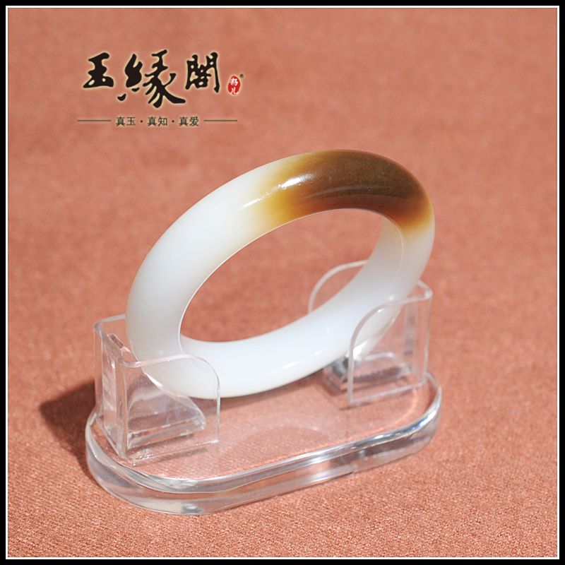 和田玉精品 糖白手镯（54.6mm）