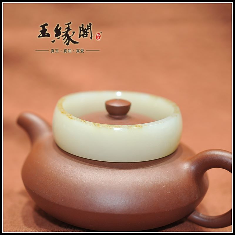 和田玉秋梨皮籽料 手镯(57.5mm)