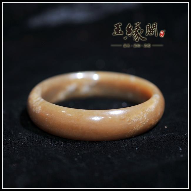 和田玉糖玉手镯(55mm)