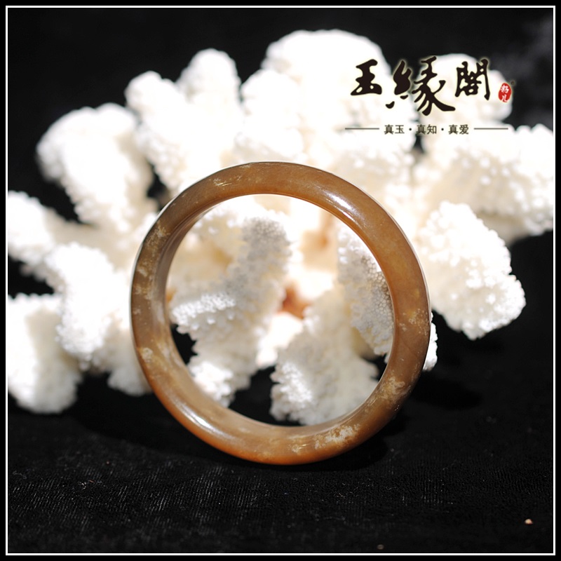 和田玉糖玉手镯（55mm）