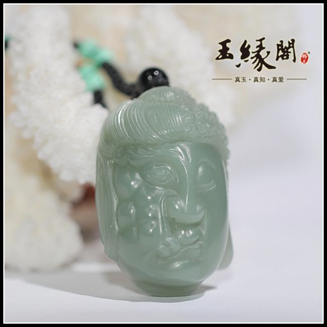 和田玉碧玉沙枣青佛魔一念间
