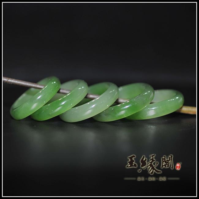 和田碧玉指环/戒指(17mm)
