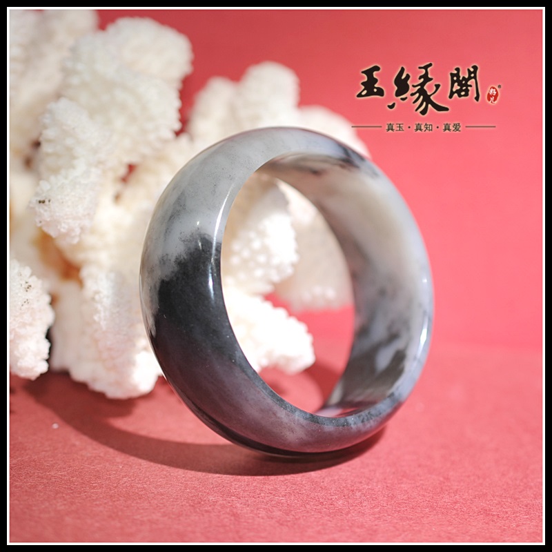 墨玉籽料佩饰手镯58.2mm