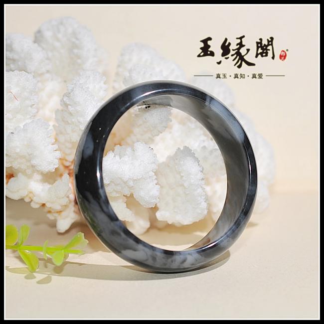 和田玉墨玉 手镯