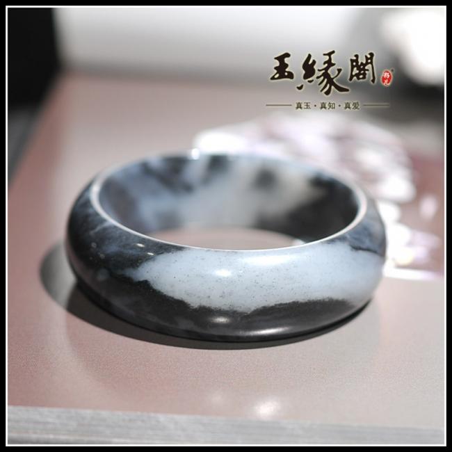 和田玉墨玉 手镯