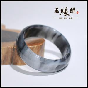 和田玉墨玉 手镯