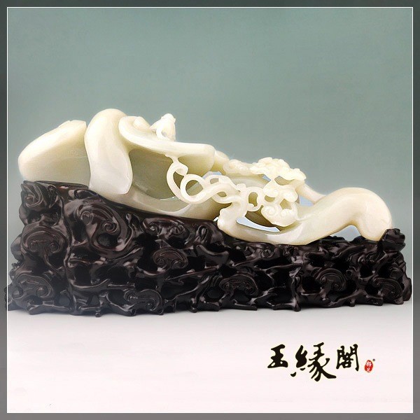 白玉摆件 如意