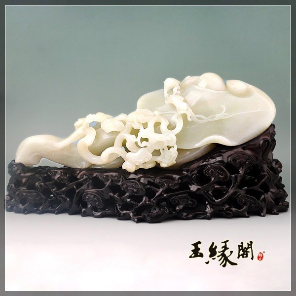 白玉摆件 如意