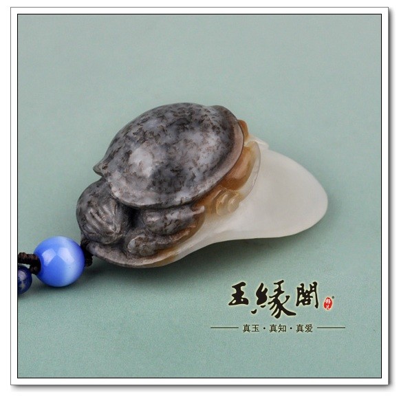 俏色挂件 龟寿