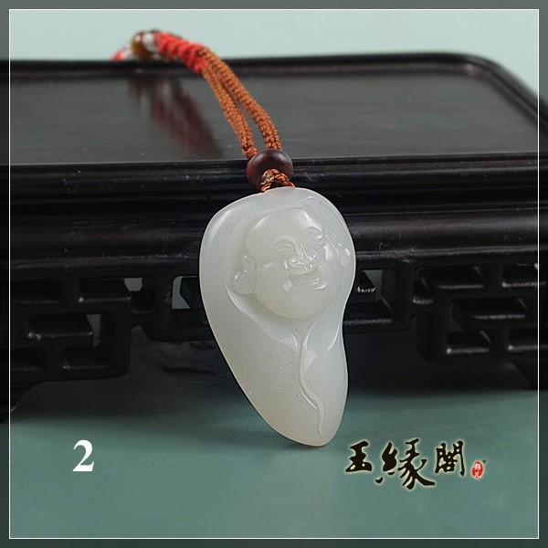 白玉籽料挂件 聚福纳财【3款】