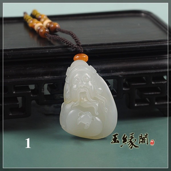 白玉籽料挂件 聚福纳财【3款】
