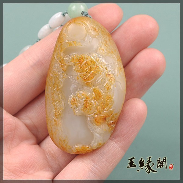 黄皮籽挂件 威震山河