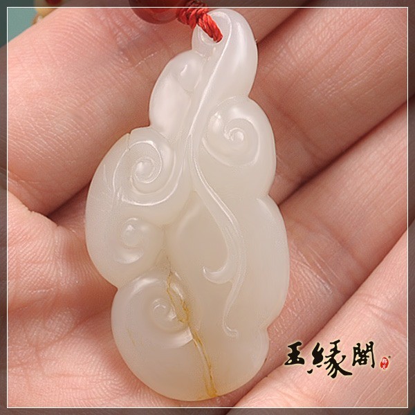 羊脂玉籽挂件 称心如意