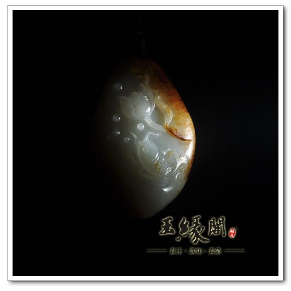 黄皮籽料把件 连年有余