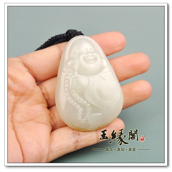 白玉籽料把件 佛