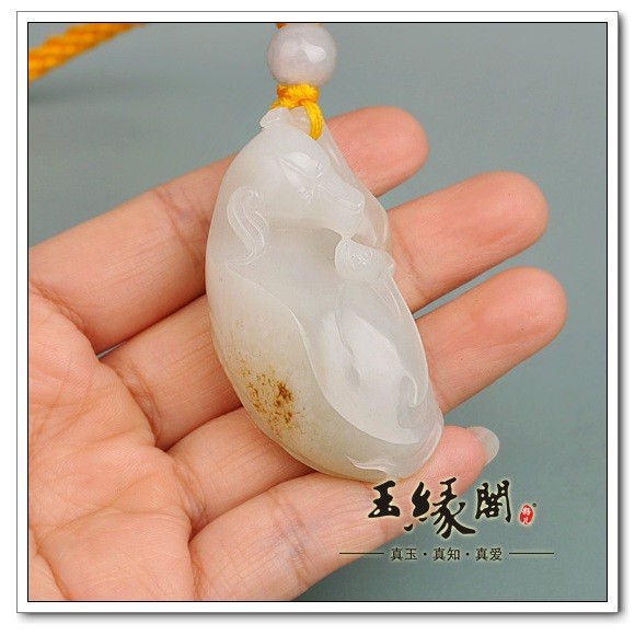 白玉籽料把件 一夜发