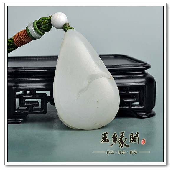 白玉籽料把件 恩爱