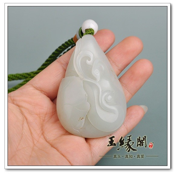 白玉籽料把件 恩爱