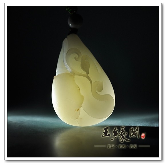 白玉籽料把件 恩爱