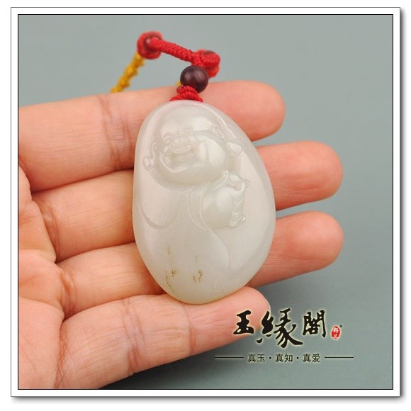 白玉籽料挂件 佛
