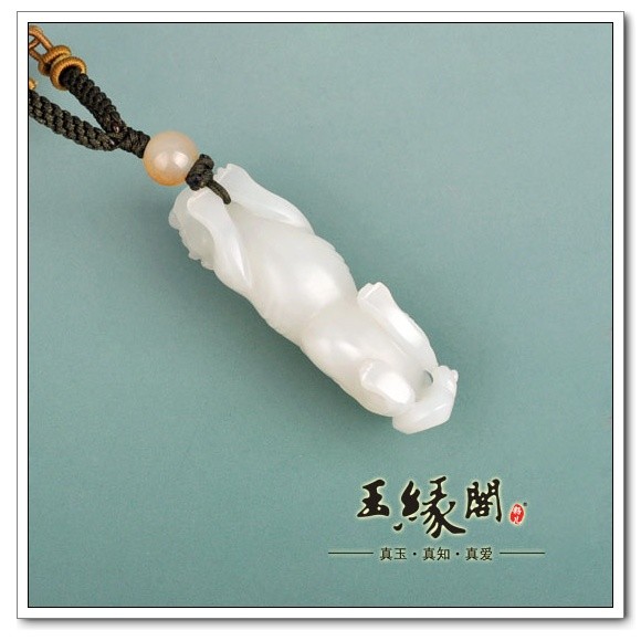 白玉籽料挂件 貔貅