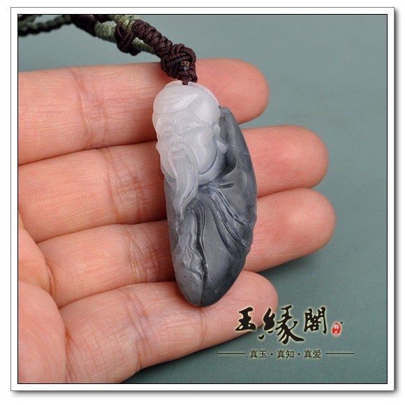 俏色籽料挂件 寿星