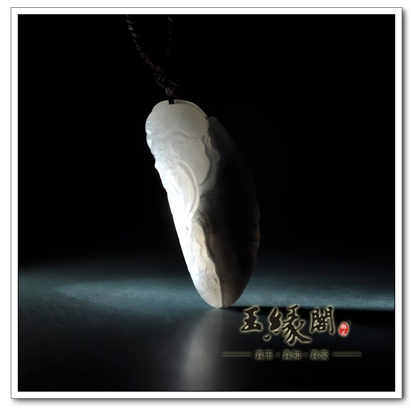 俏色籽料挂件 寿星